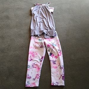 EUC Lululemon set leggings no limits tank size 4